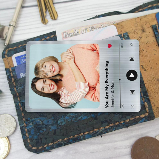 Song Dedication Wallet Card