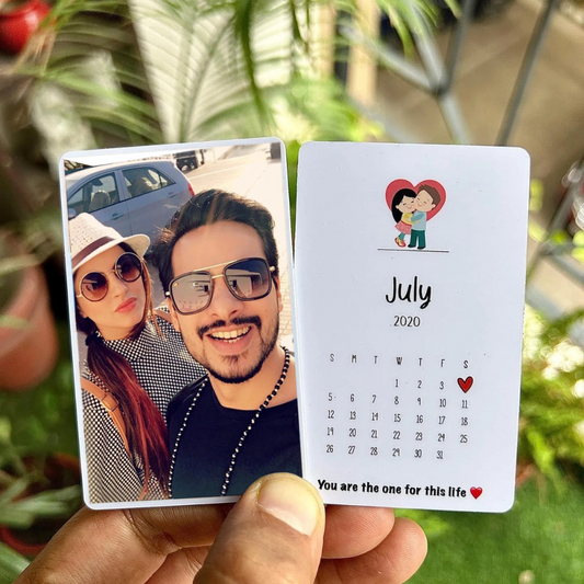 Photo Calendar Wallet Card