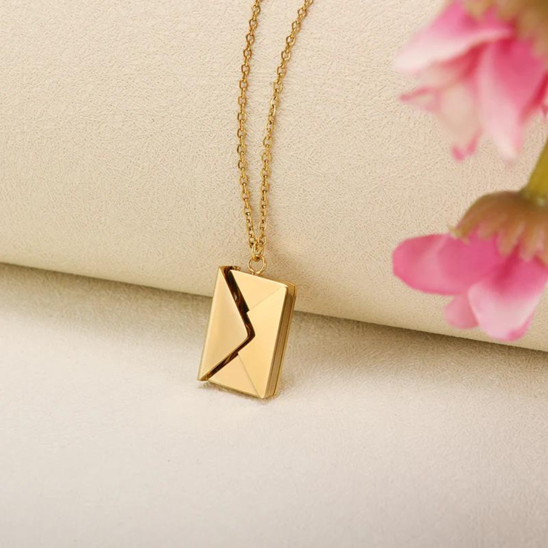 Custom Love Letter Envelope Necklace