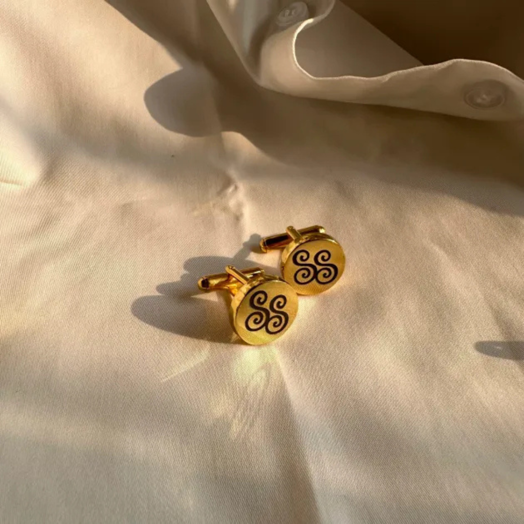 Engrave Initials Cufflinks