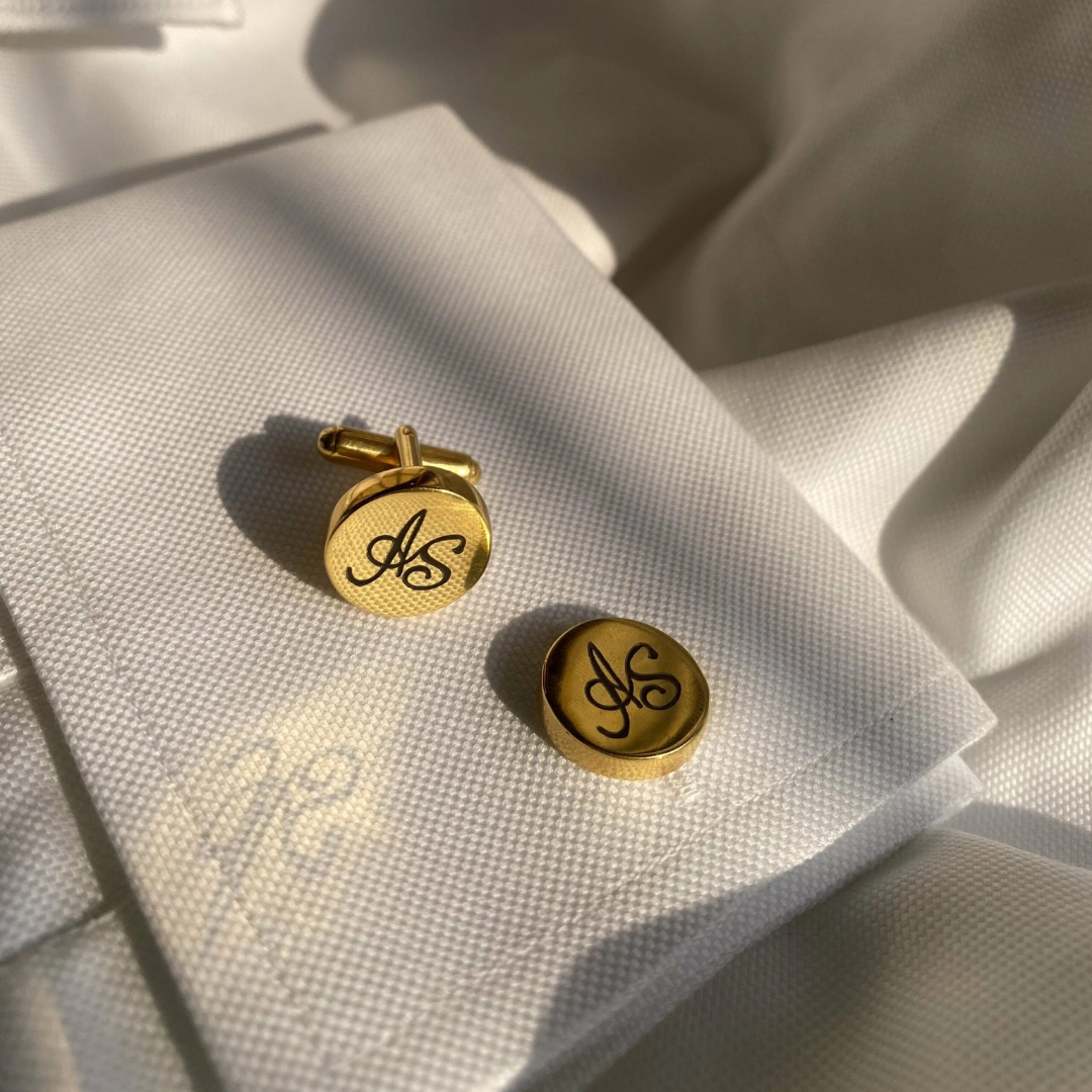 Engrave Initials Cufflinks