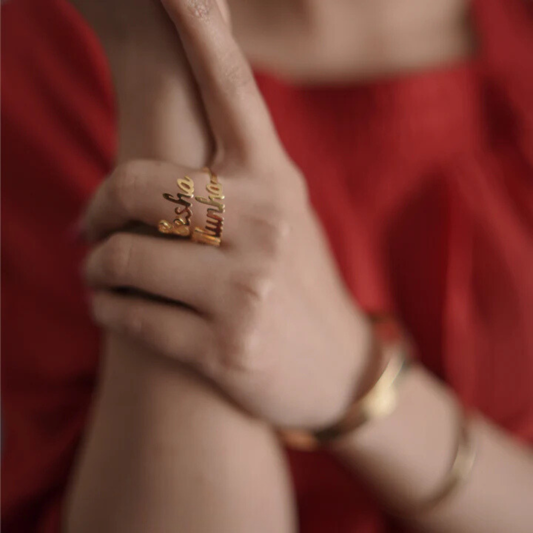 Two Name Ring