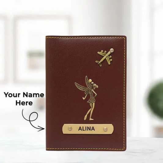 Personalized Passport Holder with Add-On Charms
