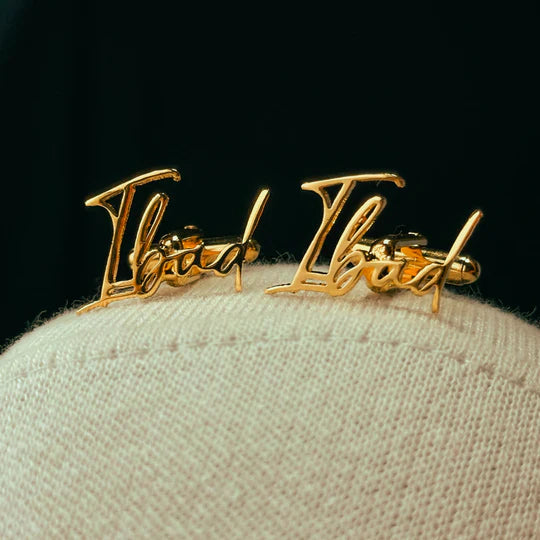 Minimalist Name Cufflinks