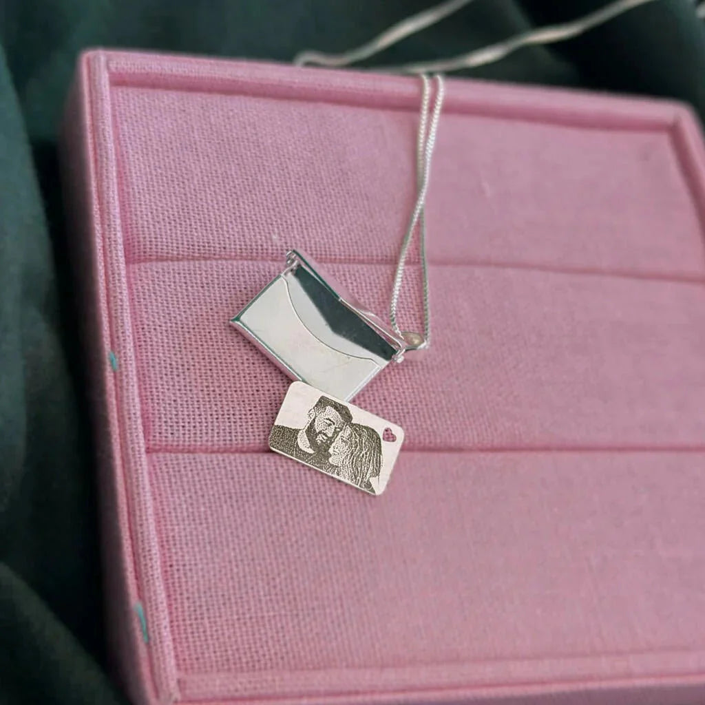 Custom Love Letter Envelope Necklace