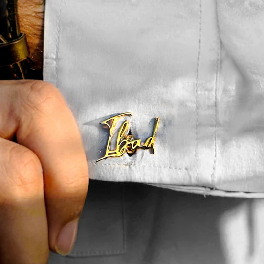 Minimalist Name Cufflinks
