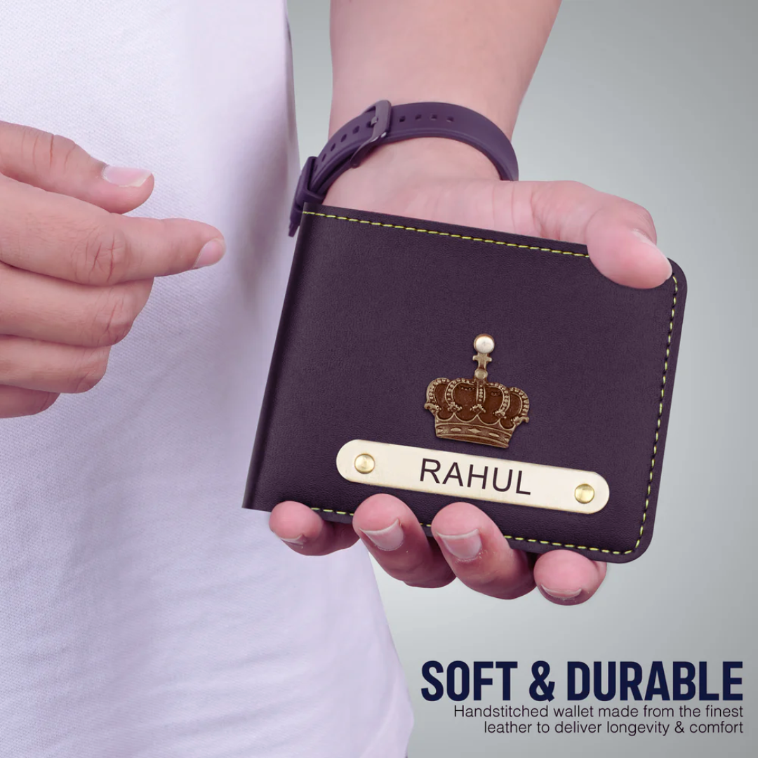 Personalise Wallet with Name & Charm