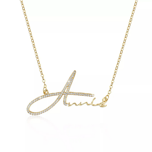 Signature Style Diamond Name Necklace