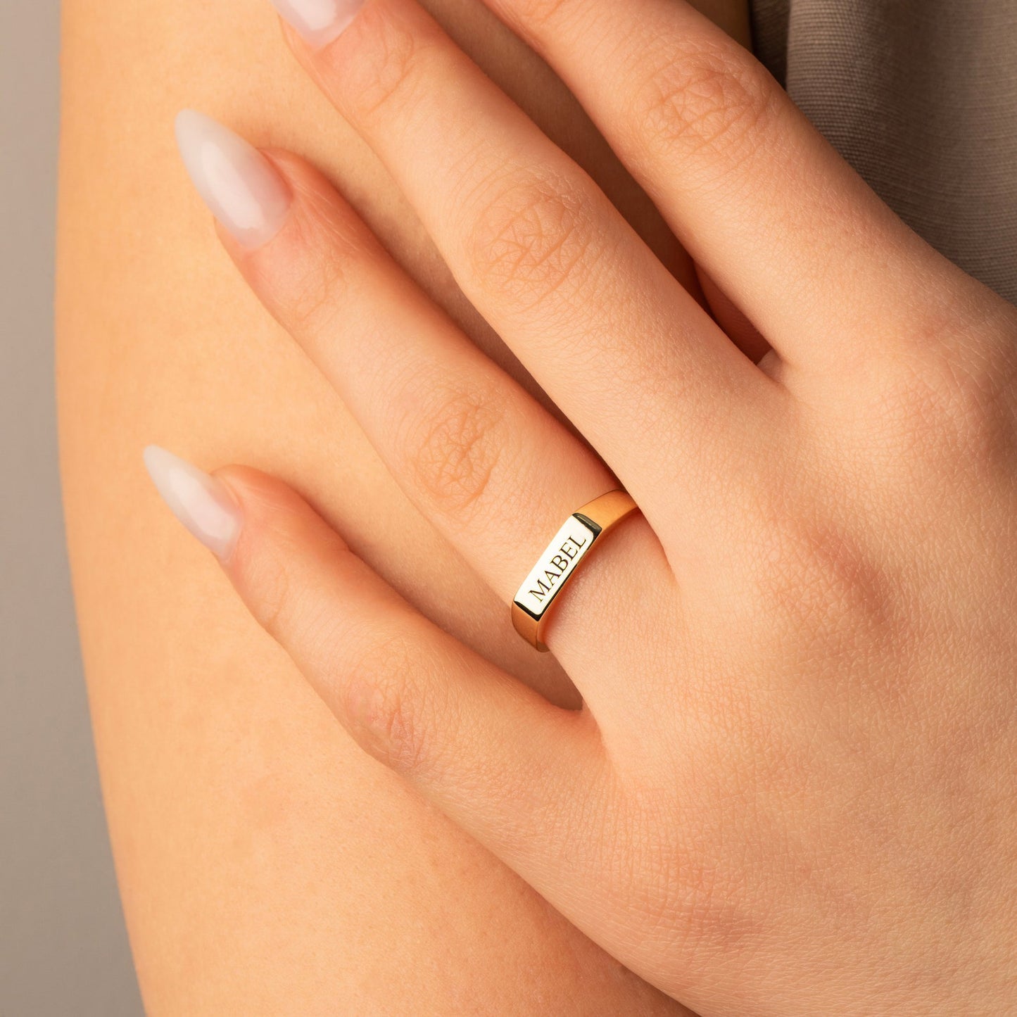 Custom Tiny Stacking Ring