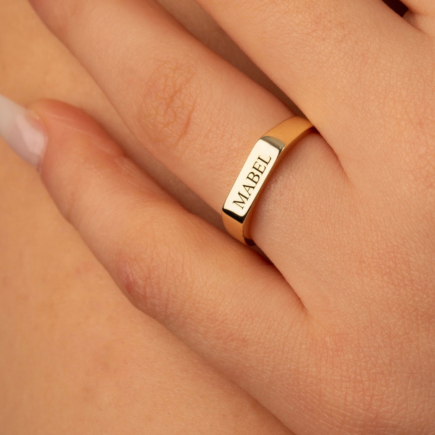 Custom Tiny Stacking Ring