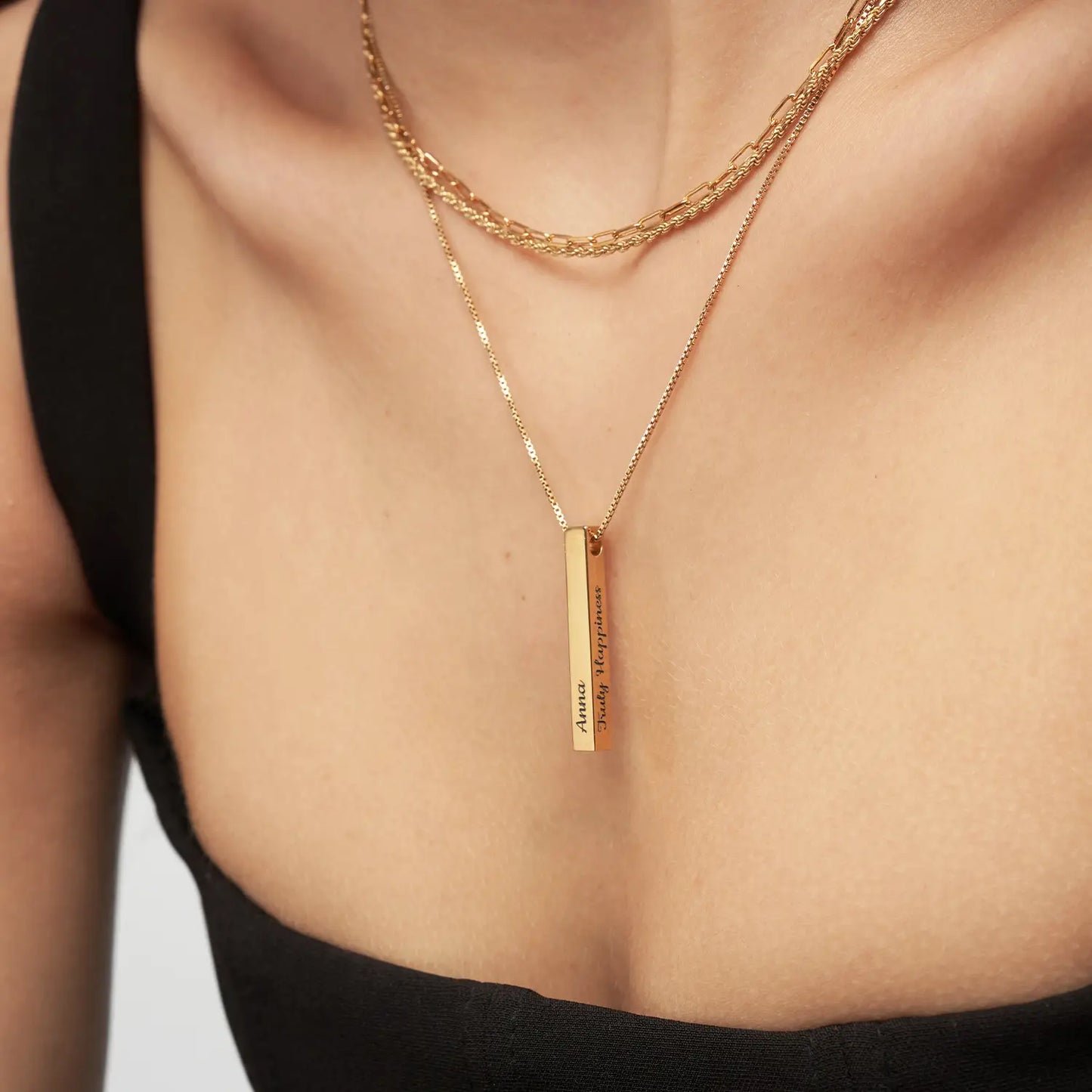 Personalized Bar Necklace