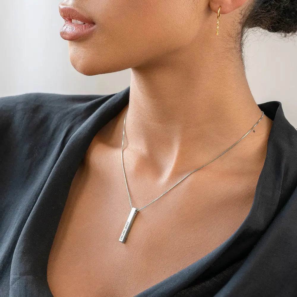 Personalized Bar Necklace