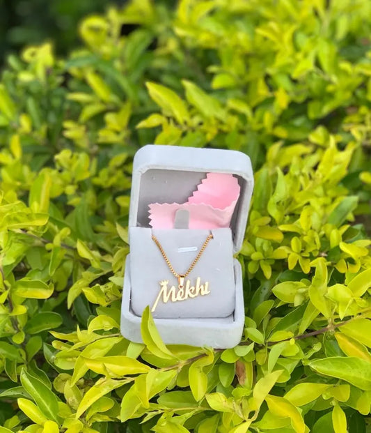 BUTTERFLY STYLE NAME NECKLACE
