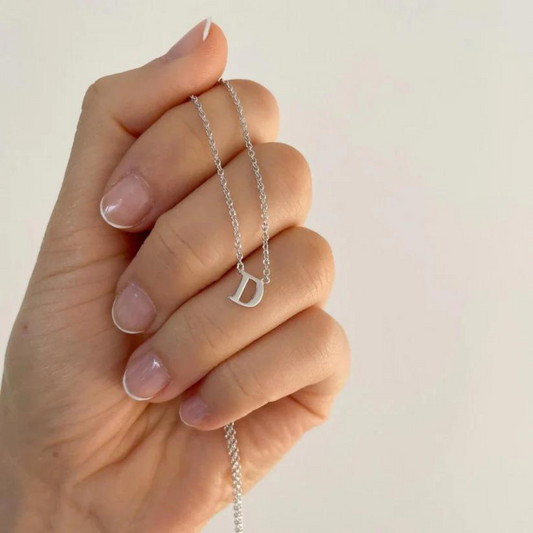 Tiny Letter Necklace