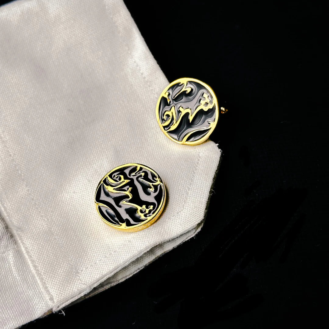 Arabic Calligraphy Cufflinks