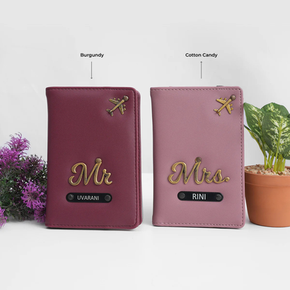 Mr & Mrs Traveler’s Signature Passport Cover Pair