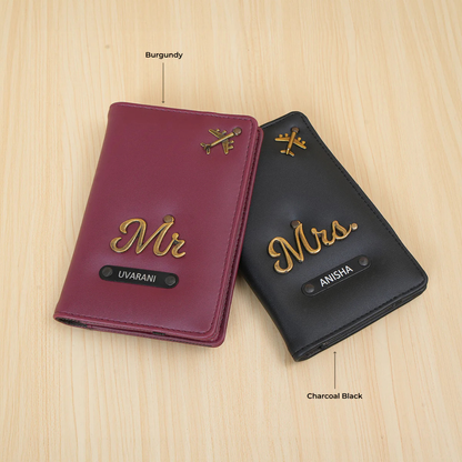 Mr & Mrs Traveler’s Signature Passport Cover Pair