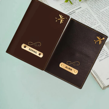 Personalized Passport Holder with Add-On Charms