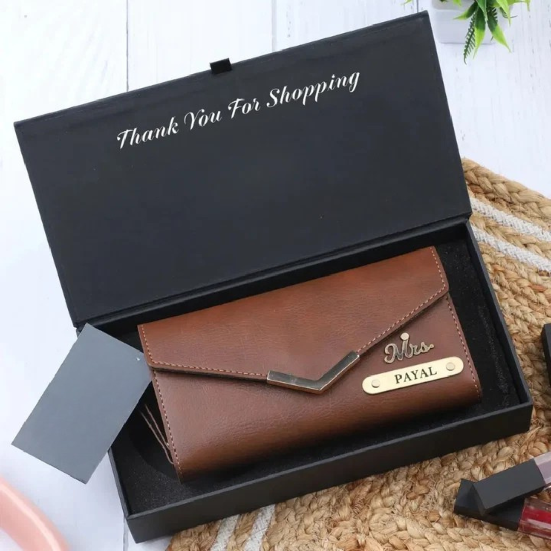 Personalized Name Clutch with Charm
