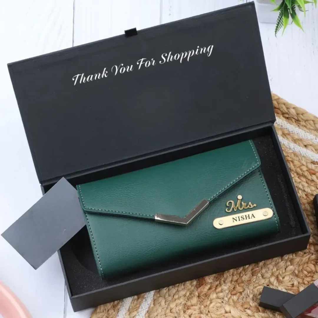 Personalized Name Clutch with Charm