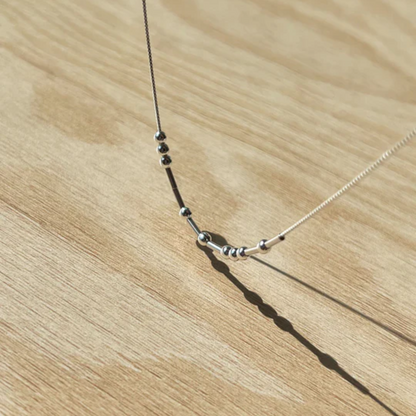 Personalise Morse Code Necklace