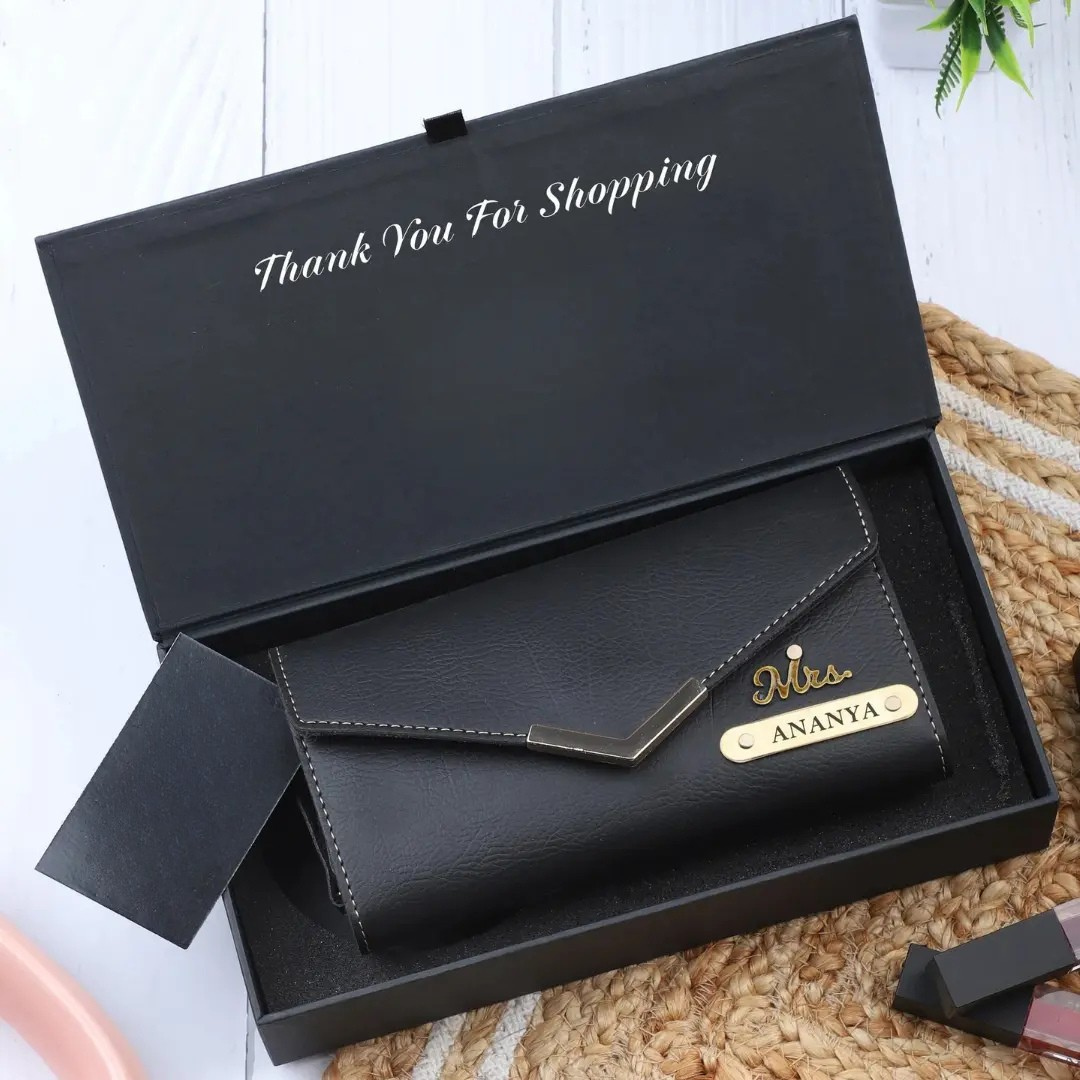 Personalized Name Clutch with Charm