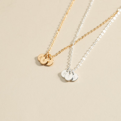 Initial Coin Necklace