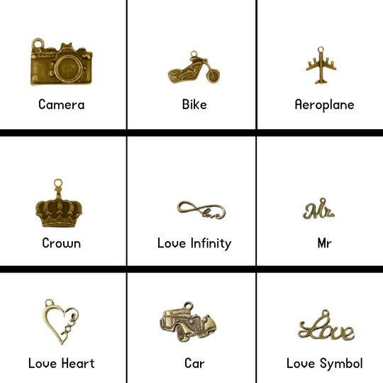 Personalise Wallet with Name & Charm