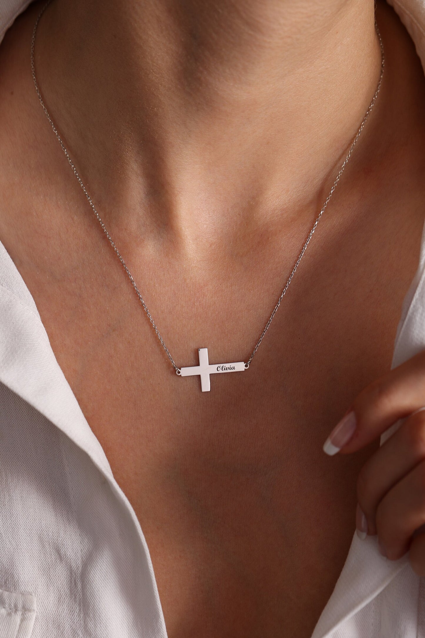 Cross Dainty Necklace for Women