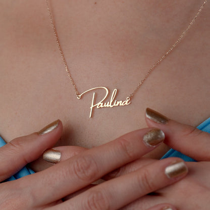 Minimalist Signature Necklace