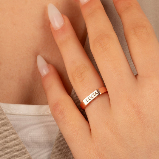 Custom Tiny Stacking Ring