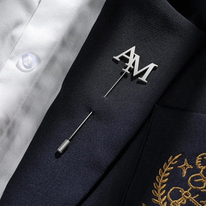 Luxury Initial Lapel Pin