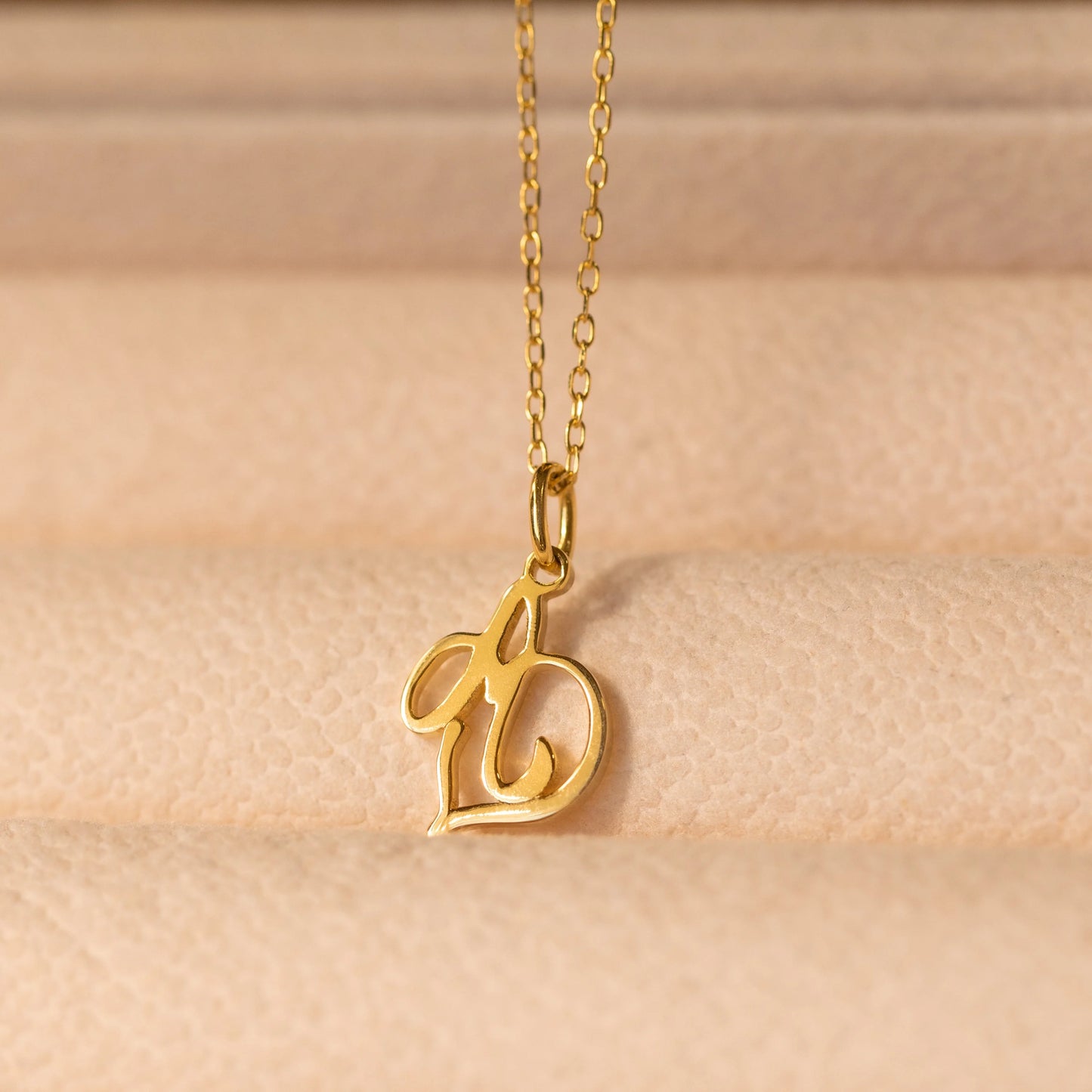 Heart Alphabet Pendant