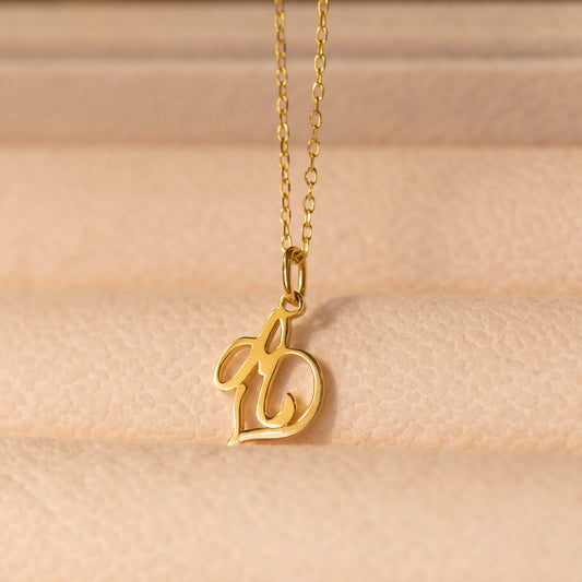 Heart Alphabet Pendant